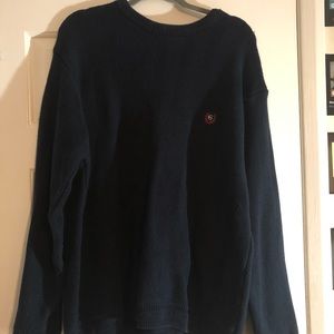 Vintage Chaps Ralph Lauren Preppy Navy Crewneck
